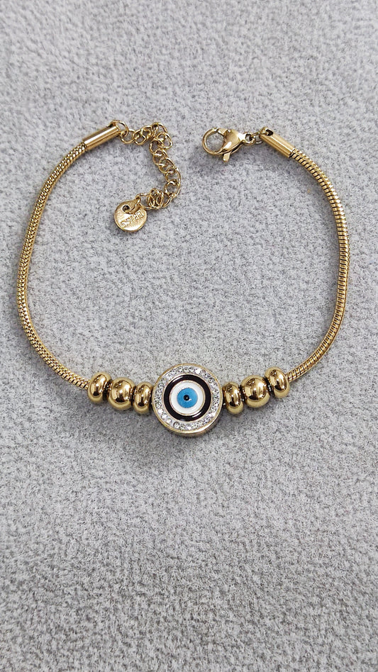 Evil Eye Beaded Bracelet