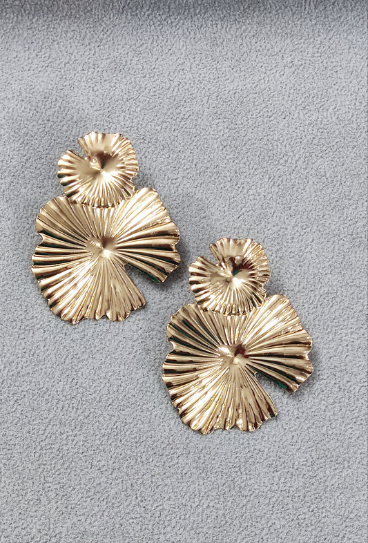 Lustre Leaf Earrings