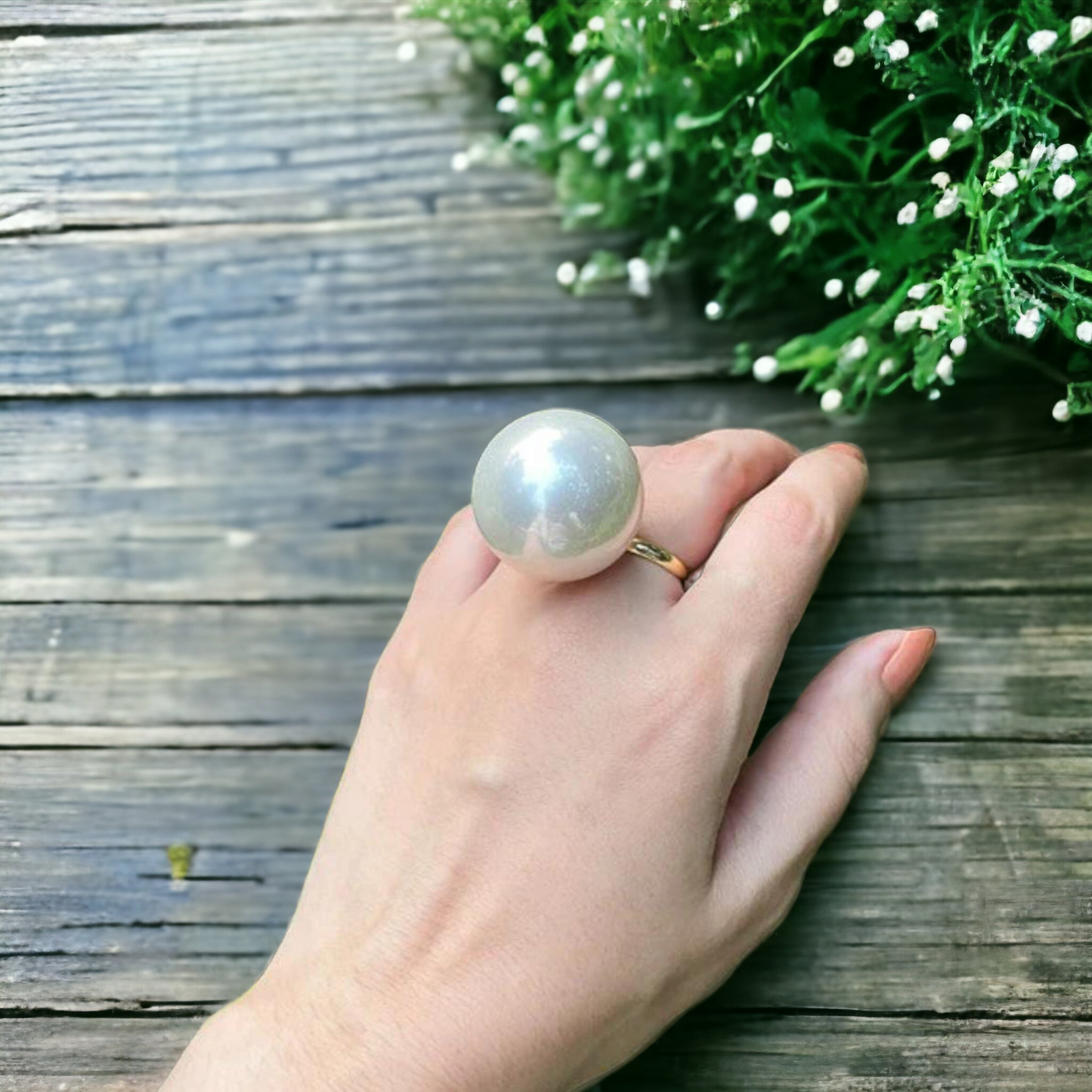 Pearl Eclipse Ring