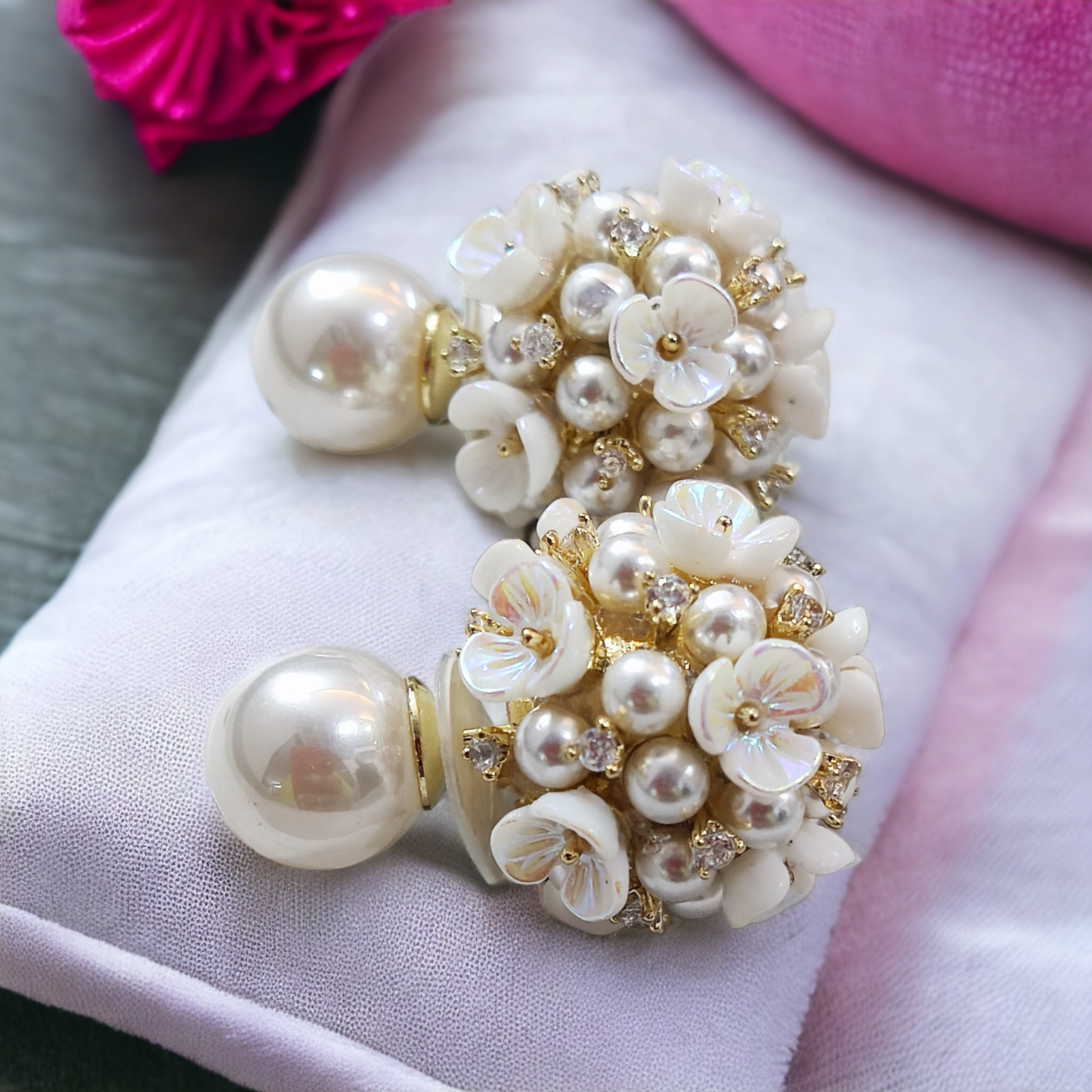 Floral Dual Studs
