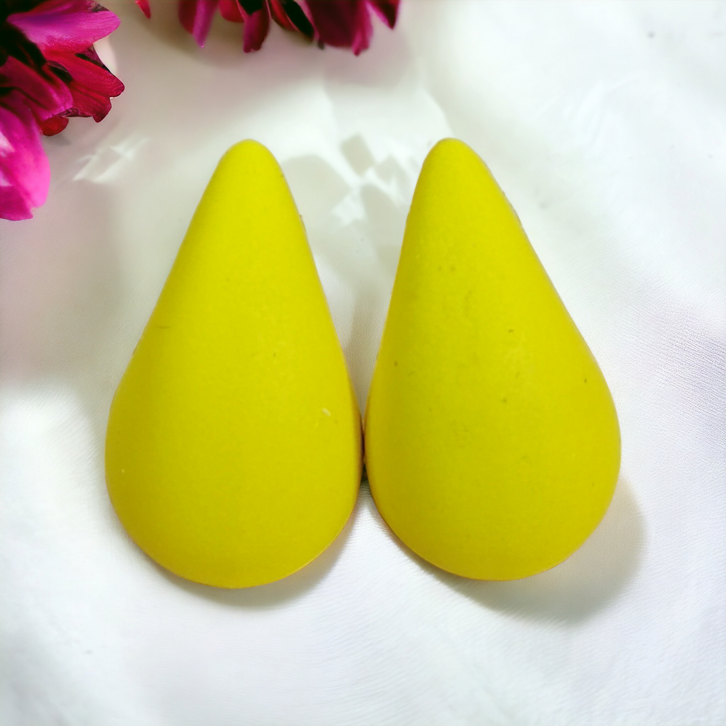 Matte Tear Drop Earrings