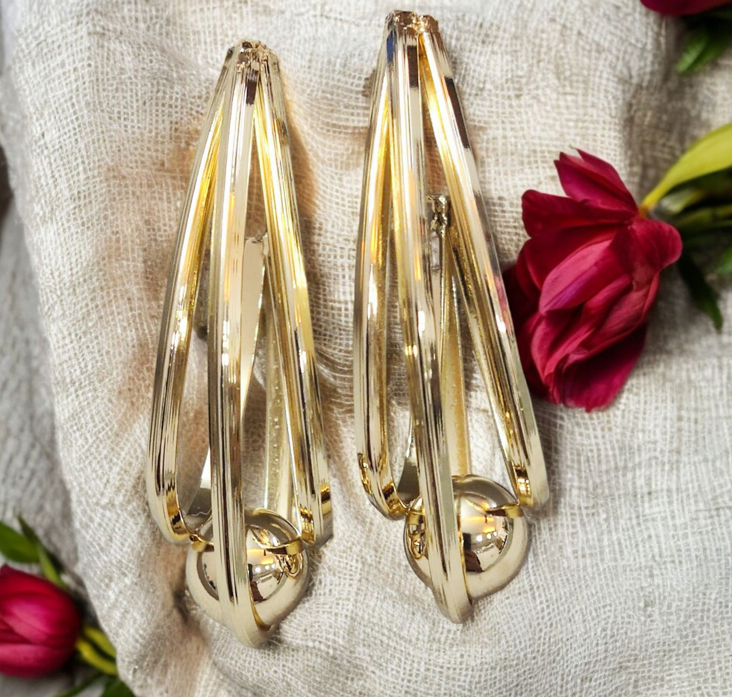 Golden Mirage Earrings