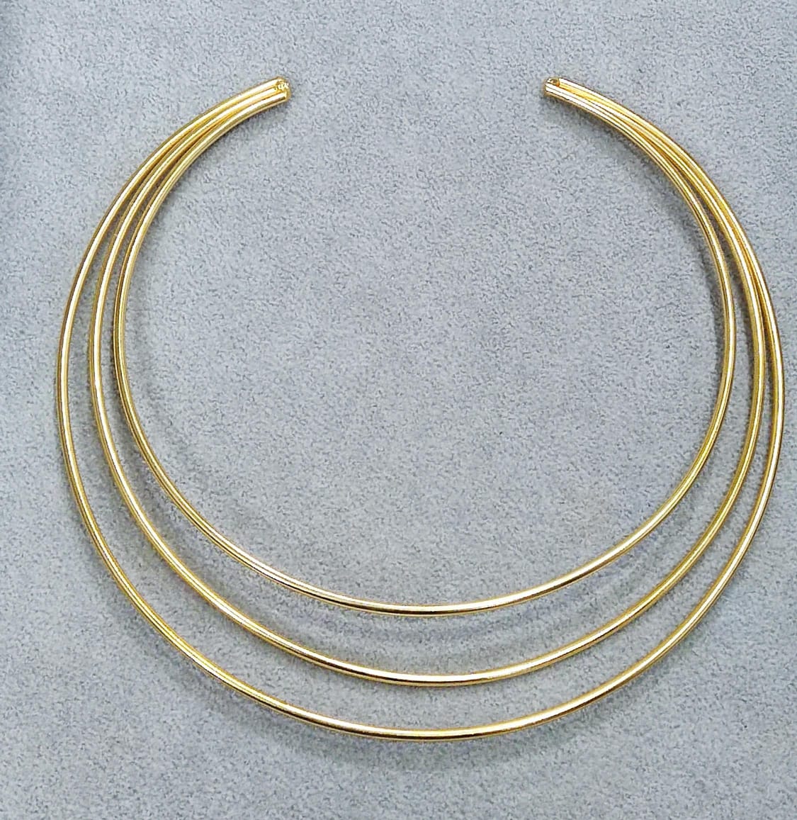 Layered Brass Choker