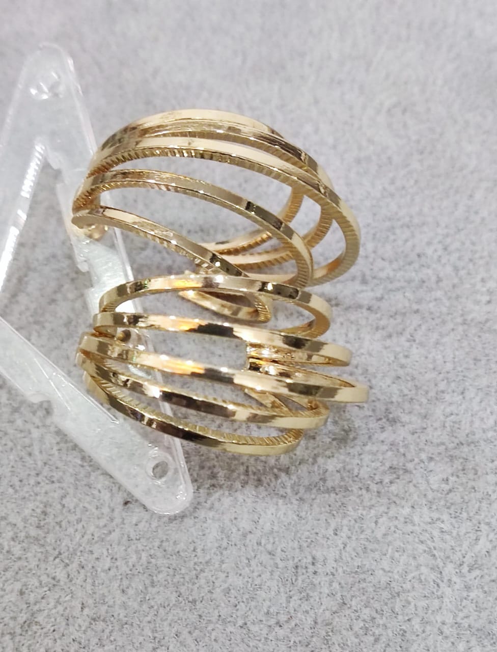 Golden Cascade Hoops
