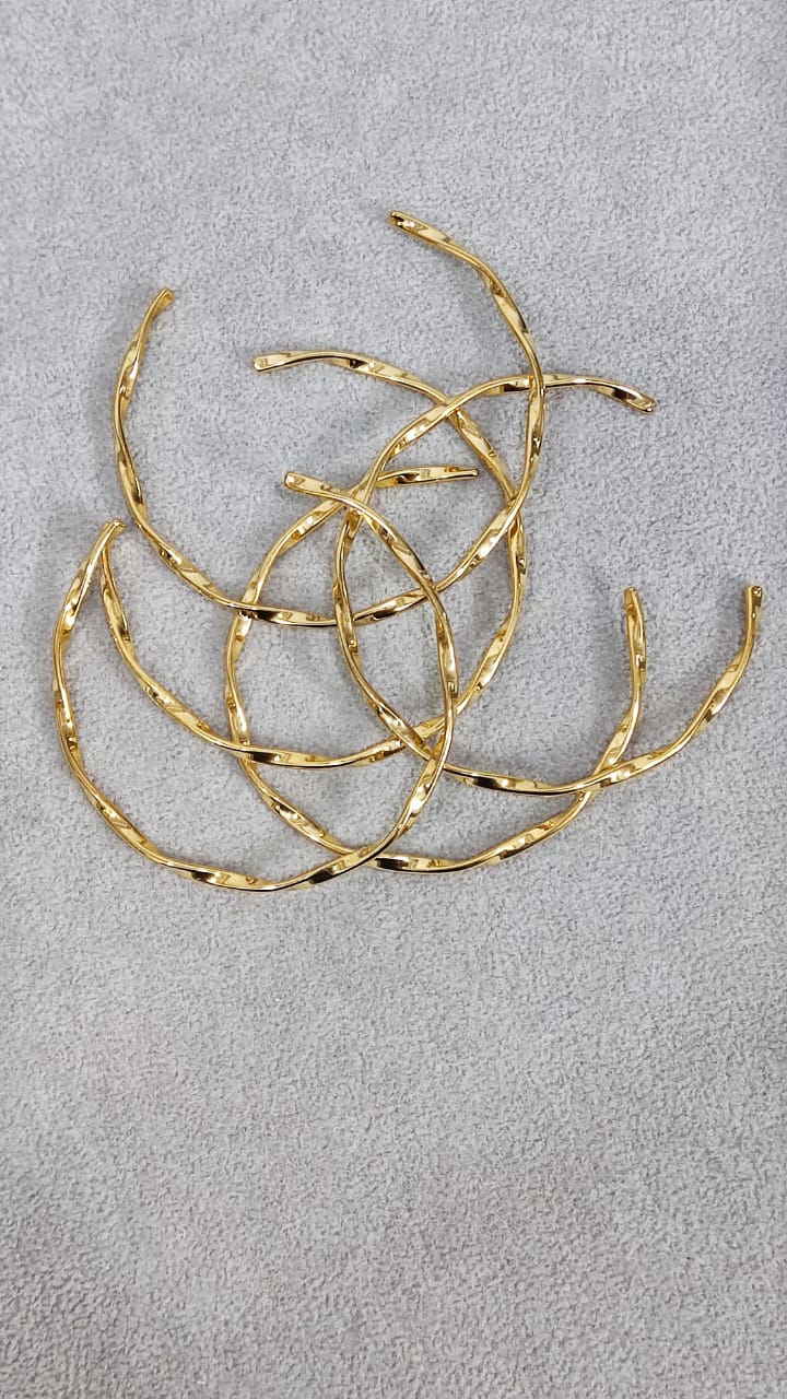 Waves Goldplated Bracelet