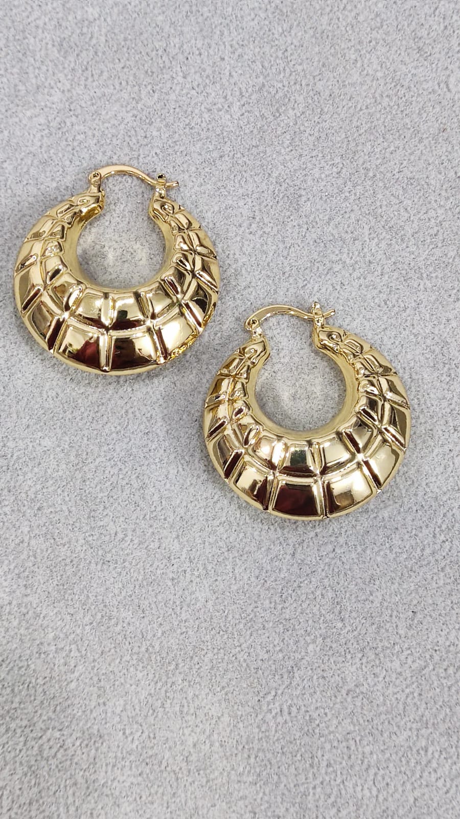 Grid Luxe Hoops