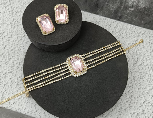 Rosé Royale Choker Set