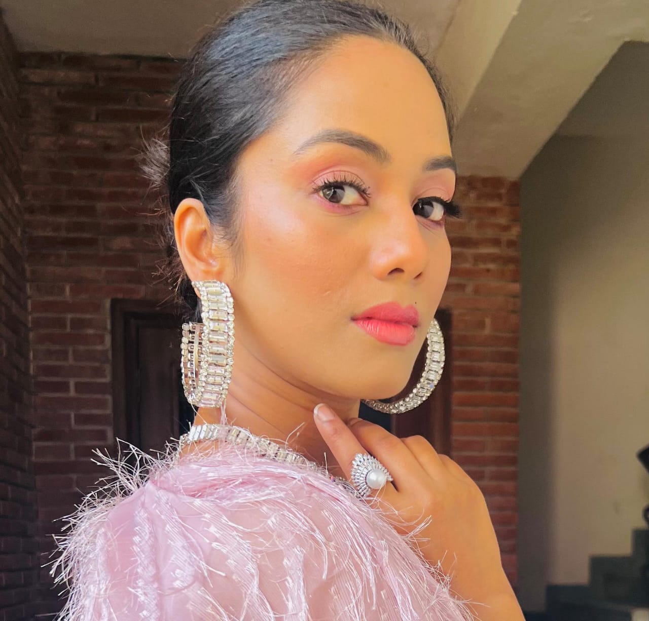 Bling Jumbo Hoops