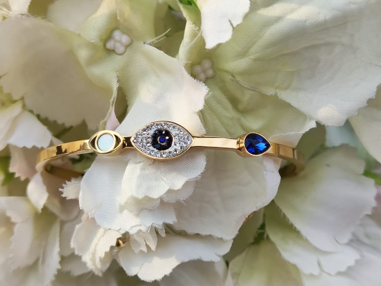 Celeste Evil Eye Bangle