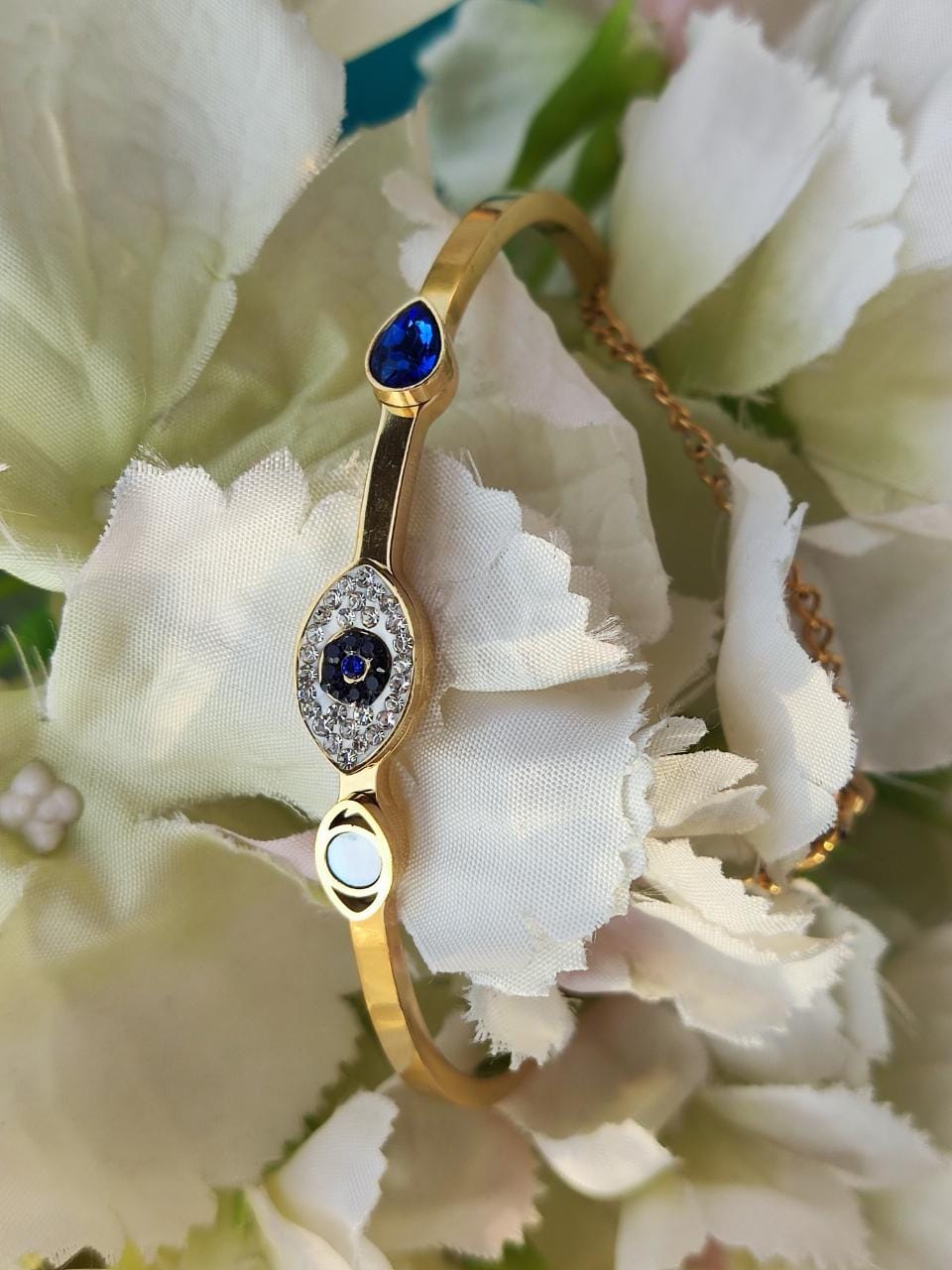 Celeste Evil Eye Bangle