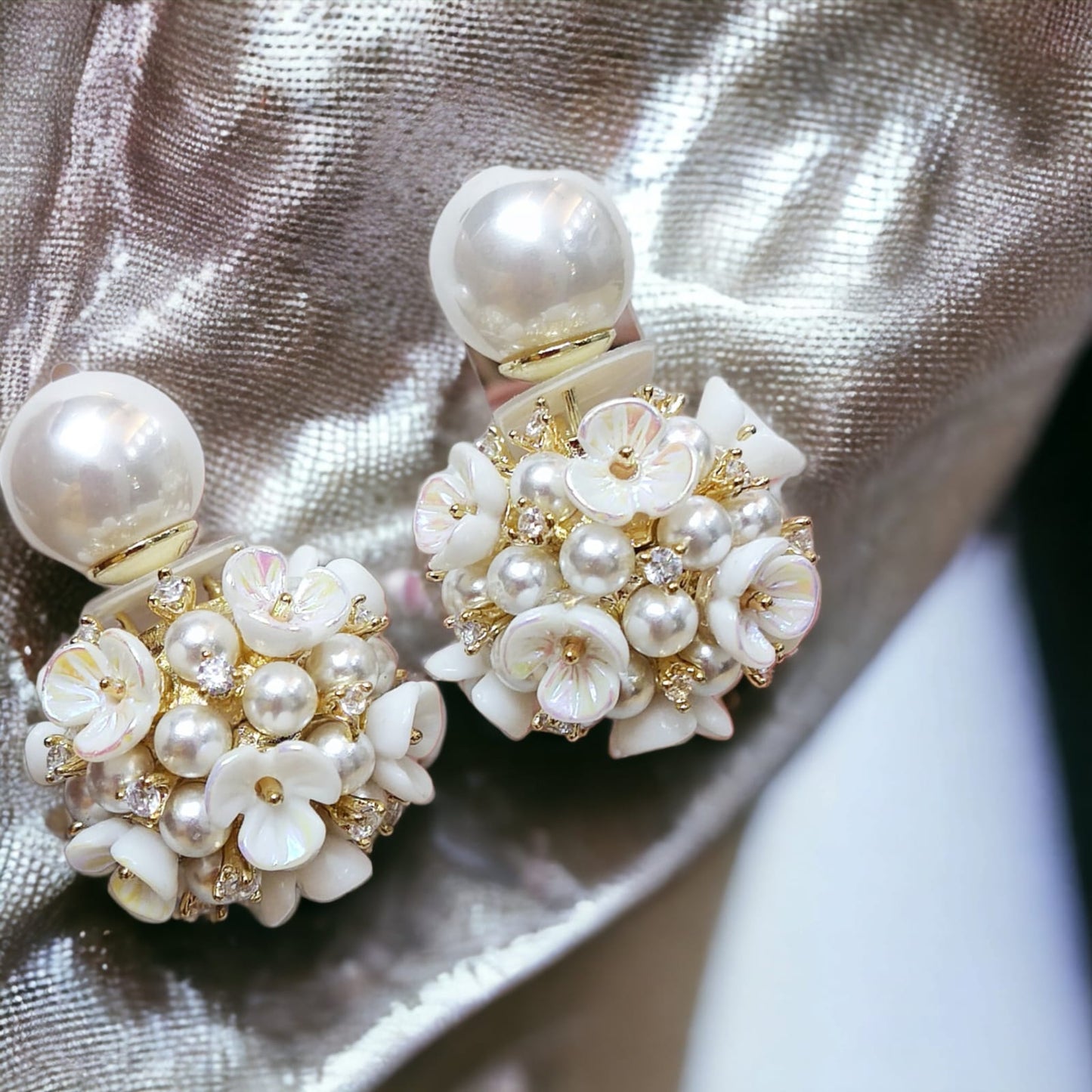 Floral Dual Studs
