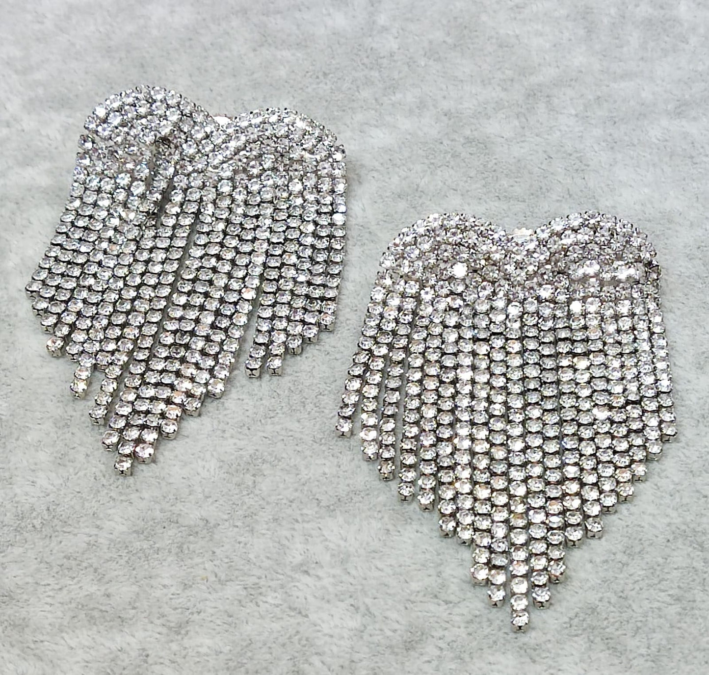 Bling Heart Tassels
