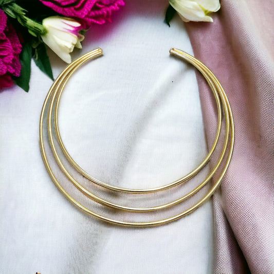 Layered Brass Choker
