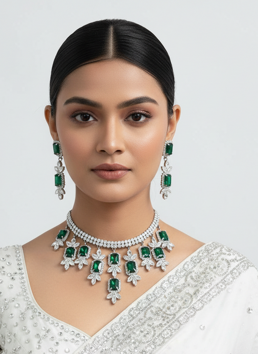 Royal Cascade Necklace Set
