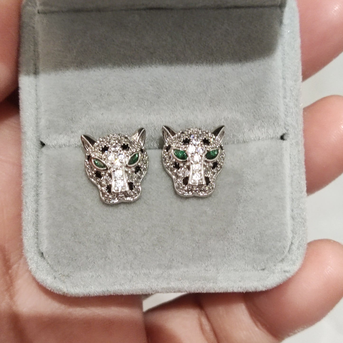 Panther Patches Studs