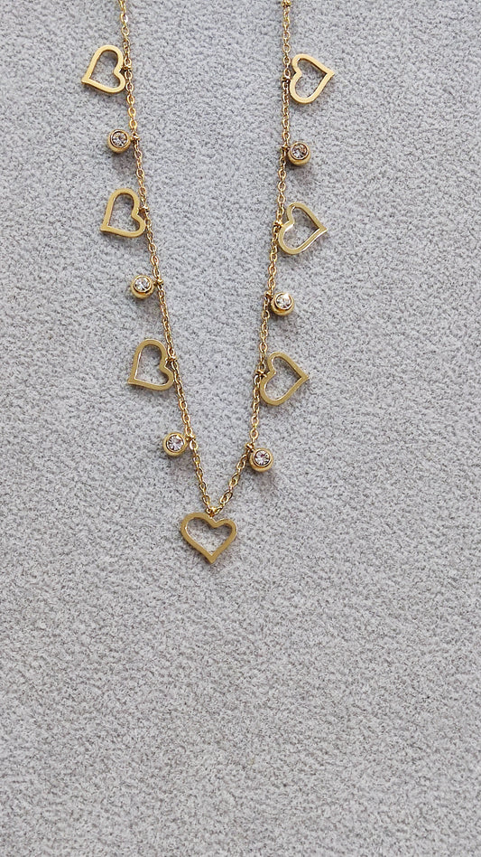 Dainty Hearts Chain