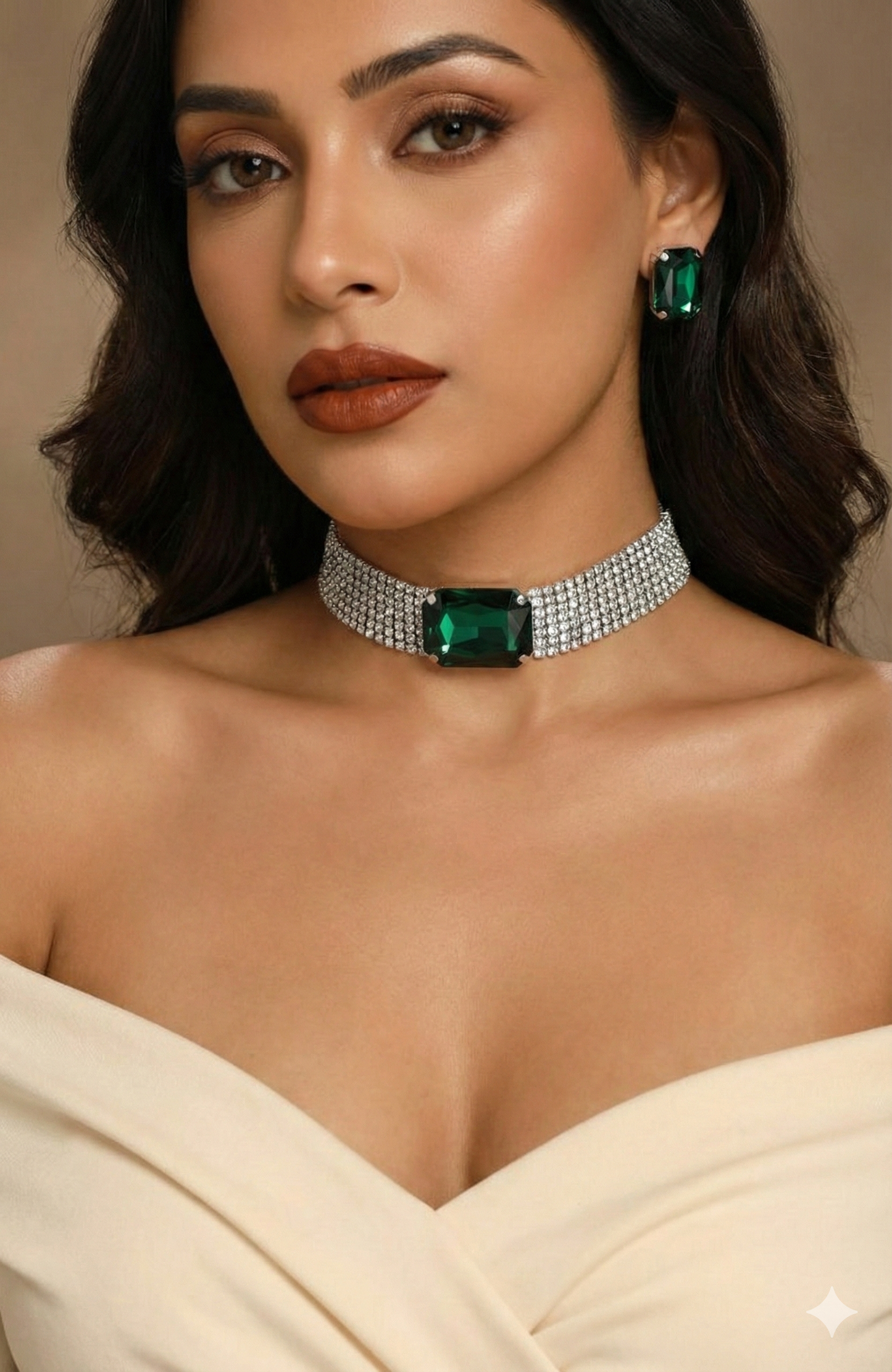 Luxe Crystal Choker Set