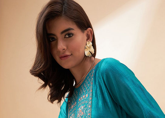 Lustre Leaf Earrings