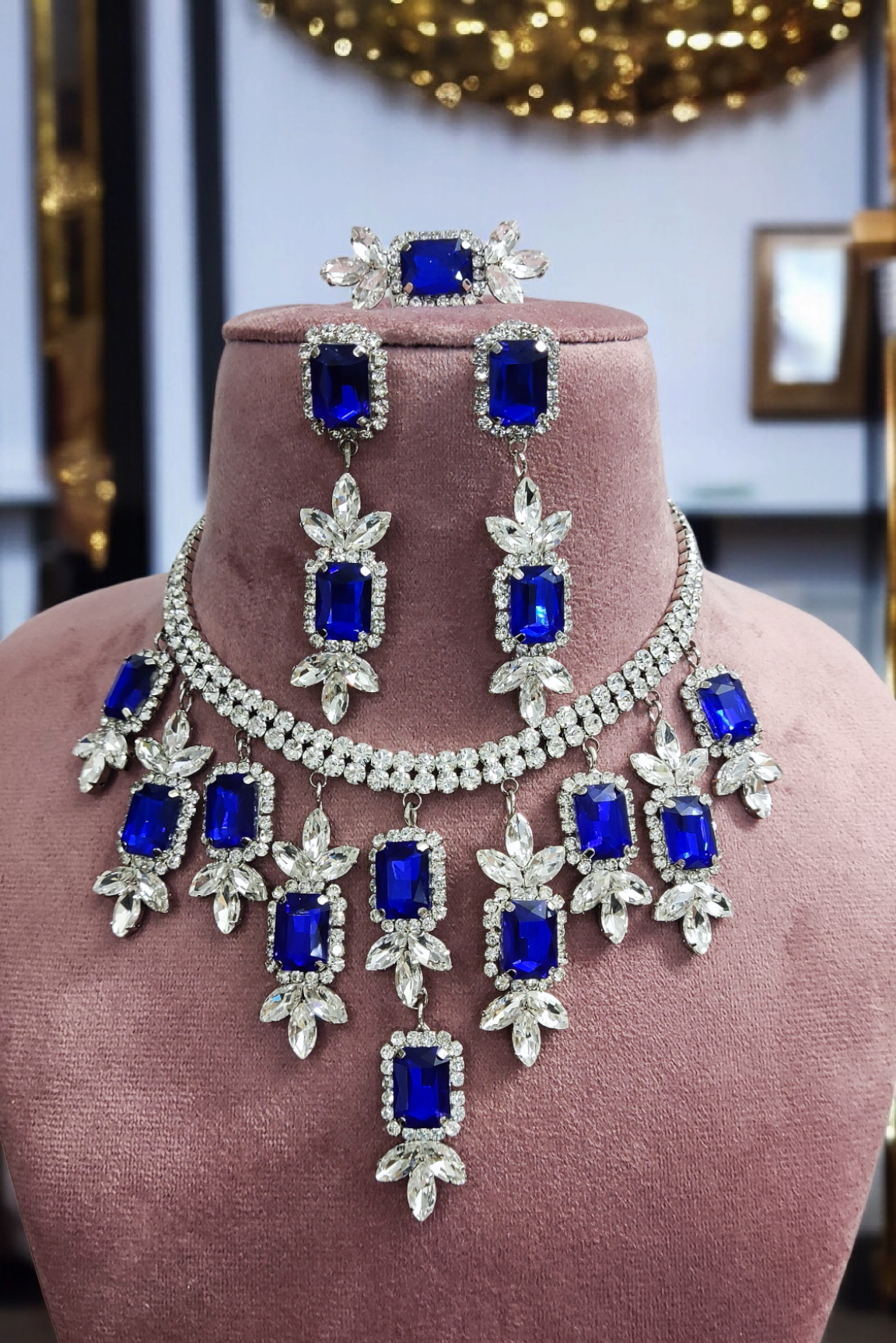 Royal Cascade Necklace Set