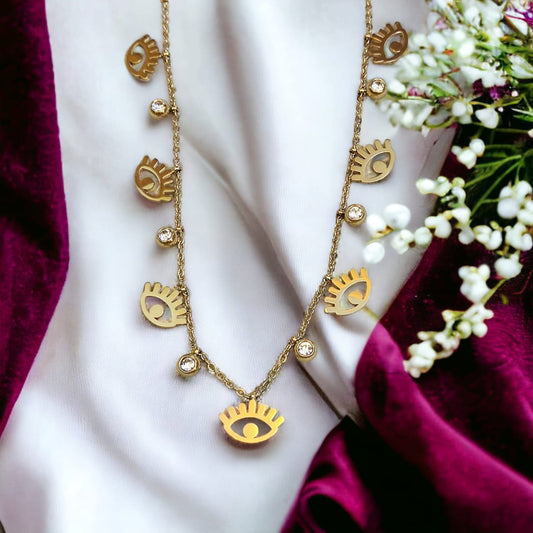 Luna Evil Eye Chain