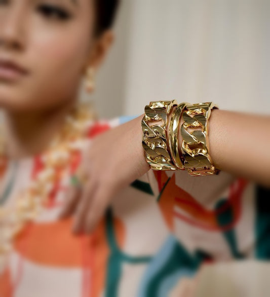 Gilded Link Bracelet