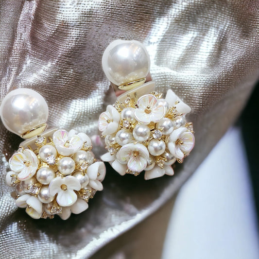 Floral Dual Studs