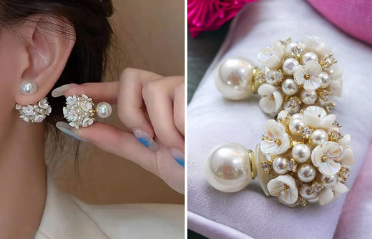 Floral Dual Studs