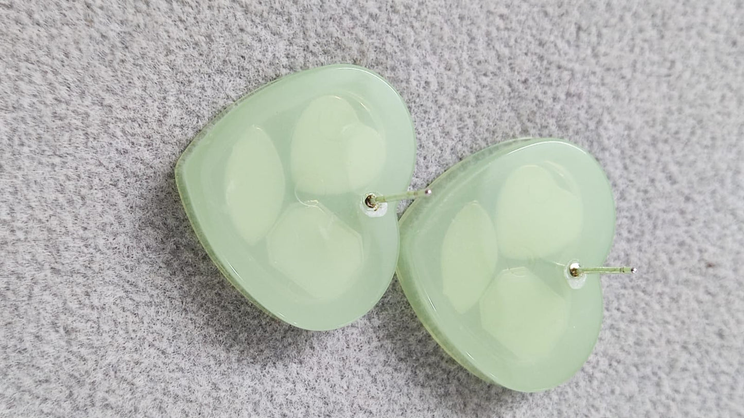 Pastel Heart Studs