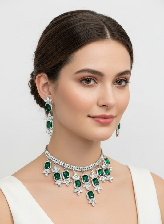 Royal Cascade Necklace Set