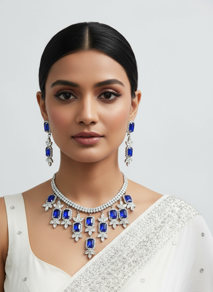 Royal Cascade Necklace Set