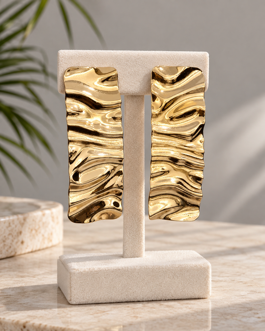 Rippled Luxe Earrings