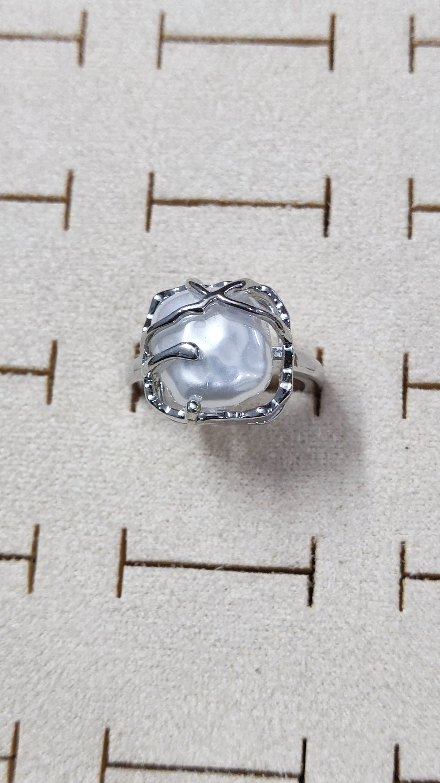 Luna Pearl Wrap Ring