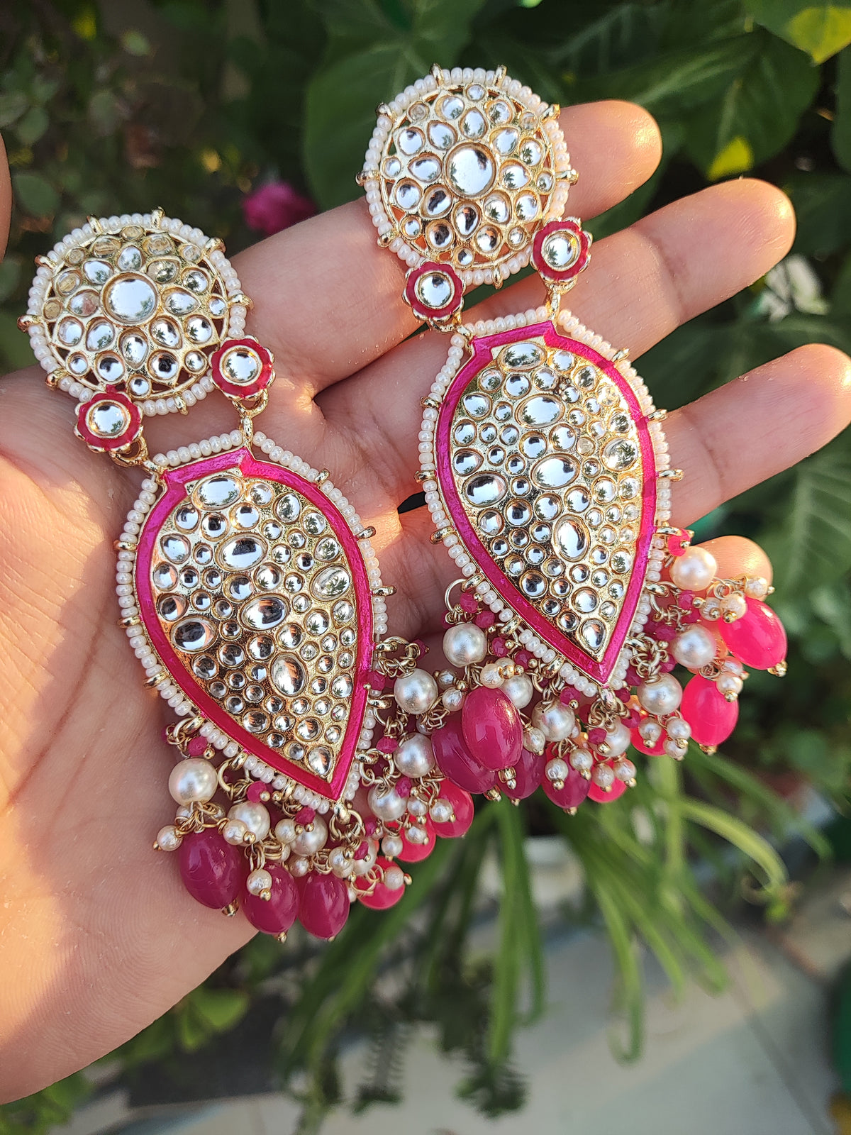 Kundan Jharokha Earrings