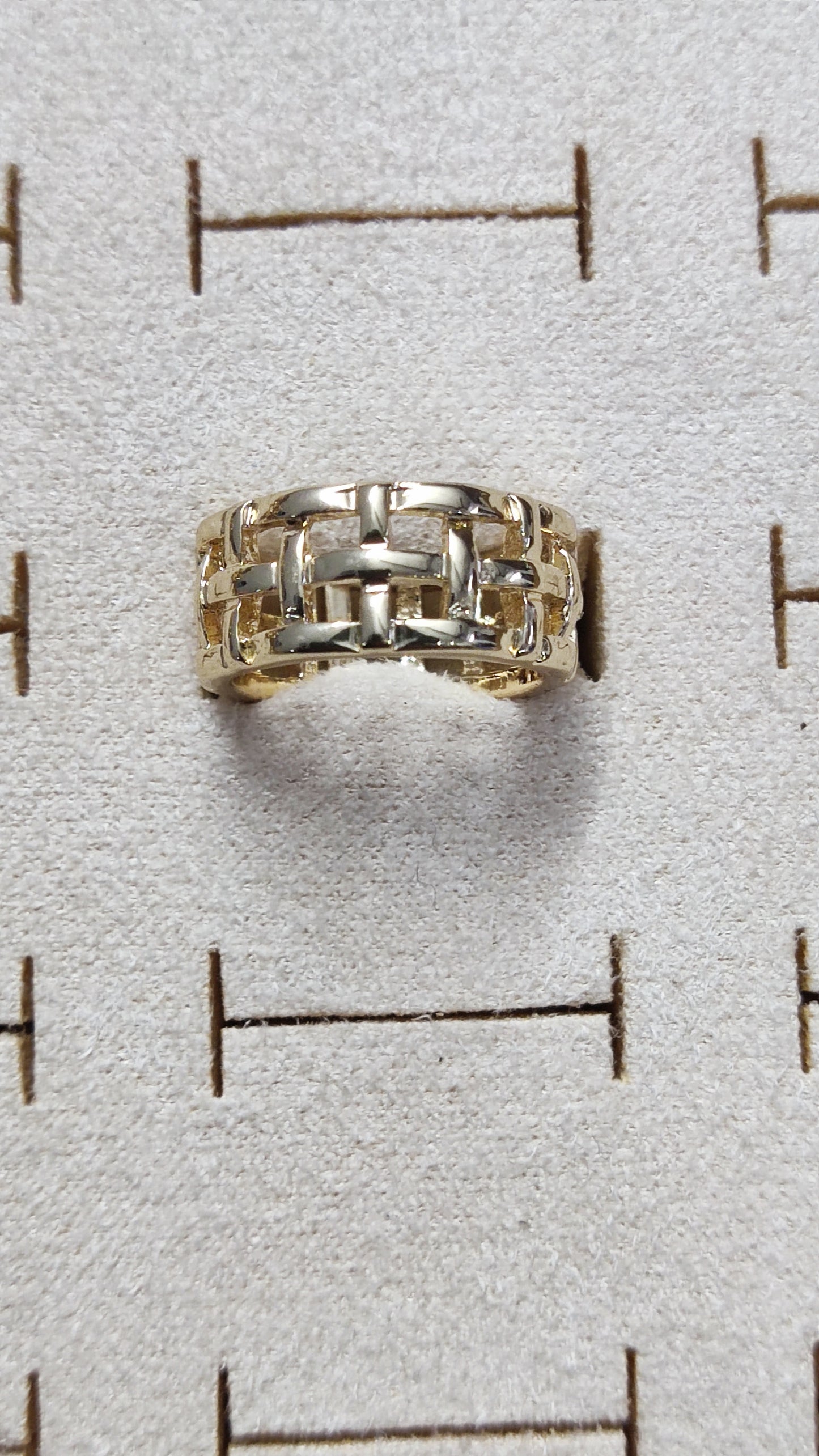 Golden Weave Ring