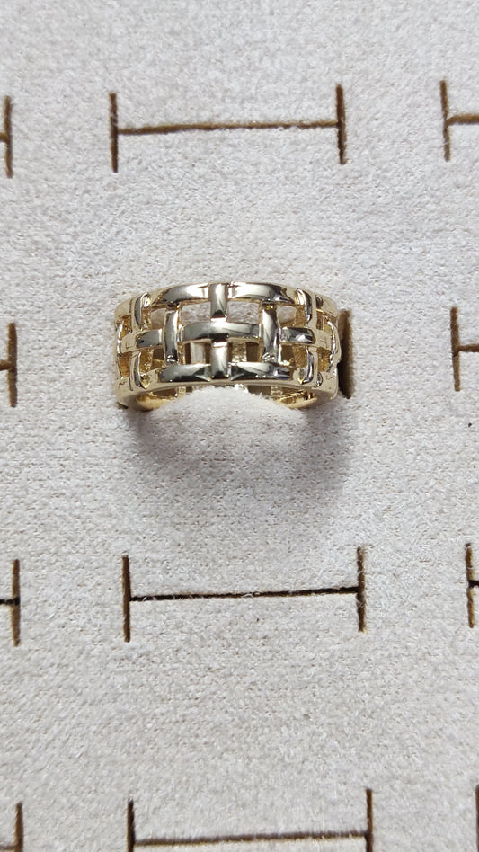 Golden Weave Ring