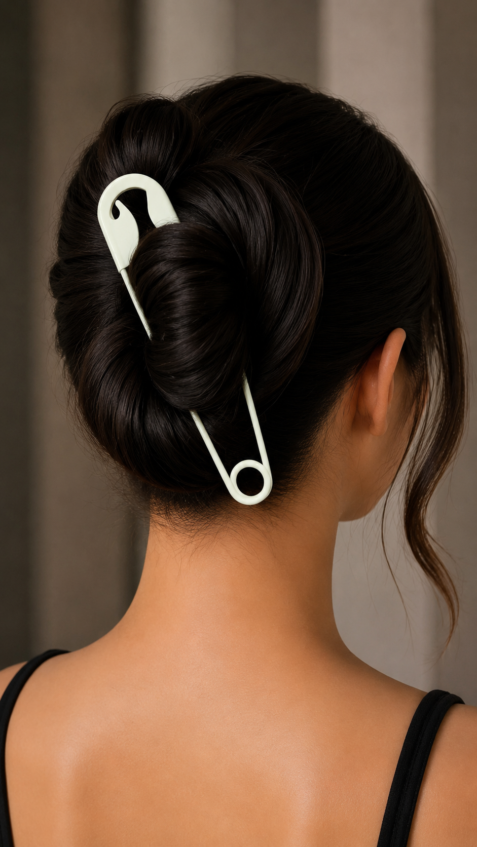 Safety Pin Hair Clip