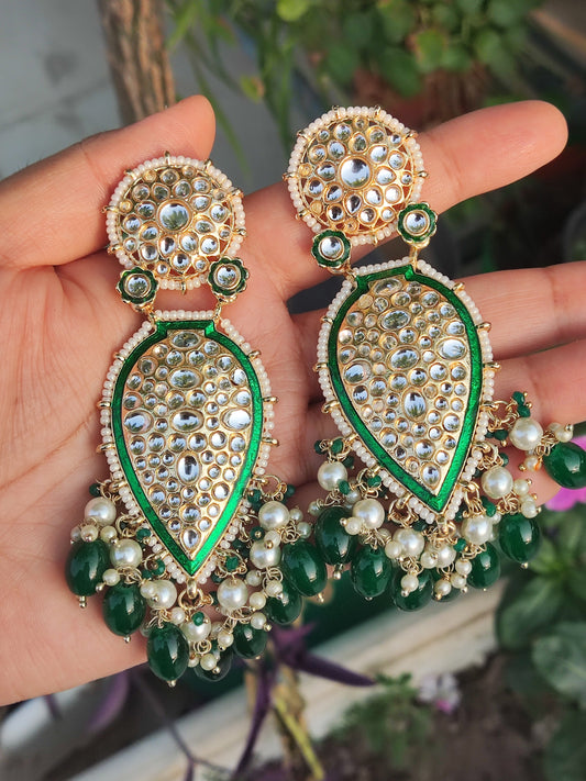 Kundan Jharokha Earrings