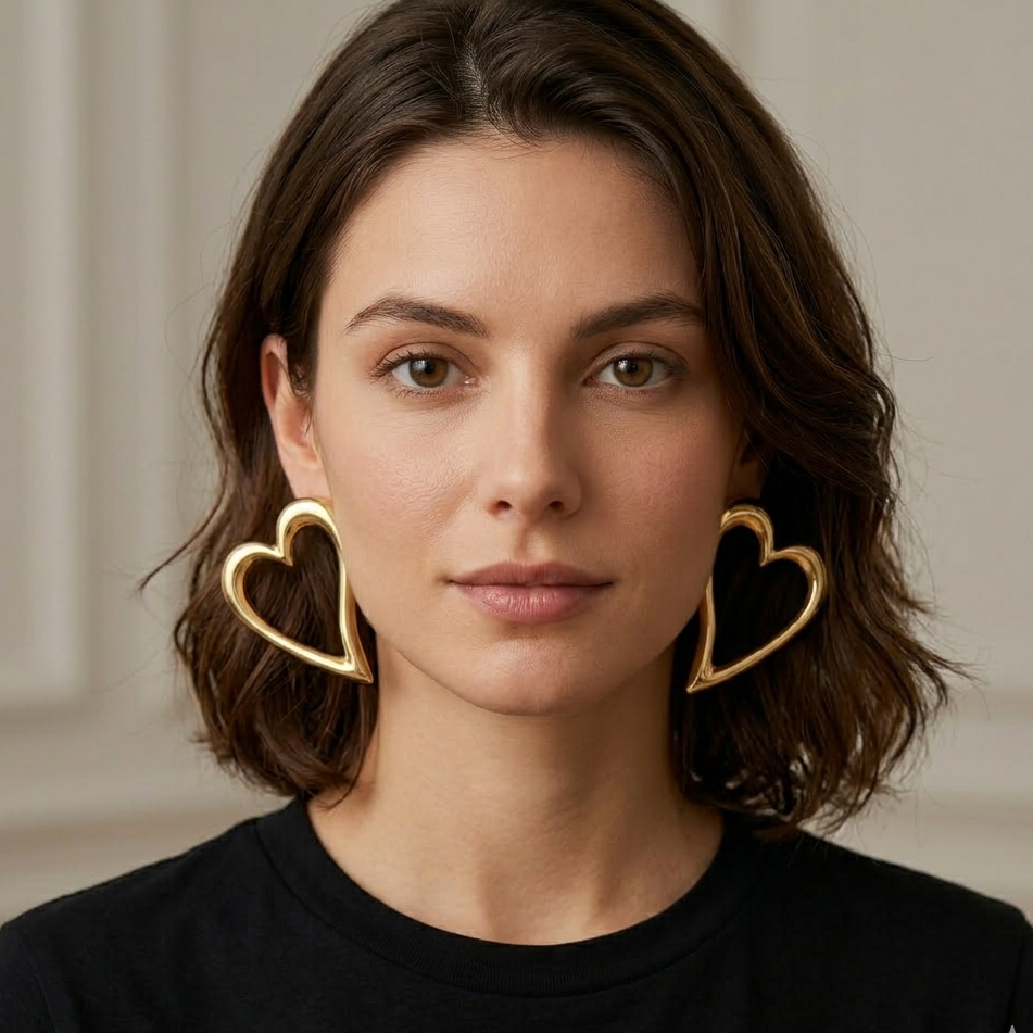 Luxe Heart Earrings