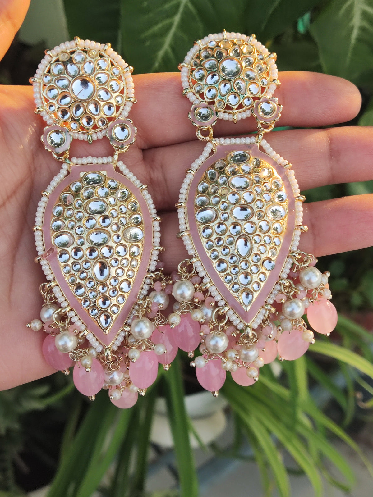 Kundan Jharokha Earrings