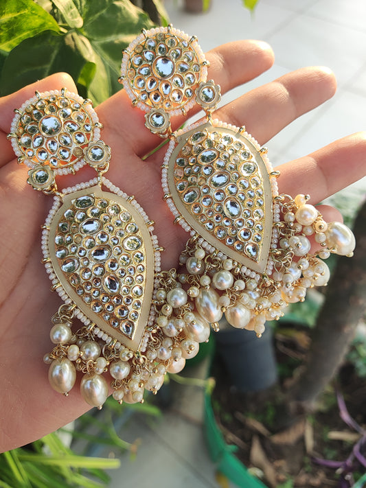 Kundan Jharokha Earrings