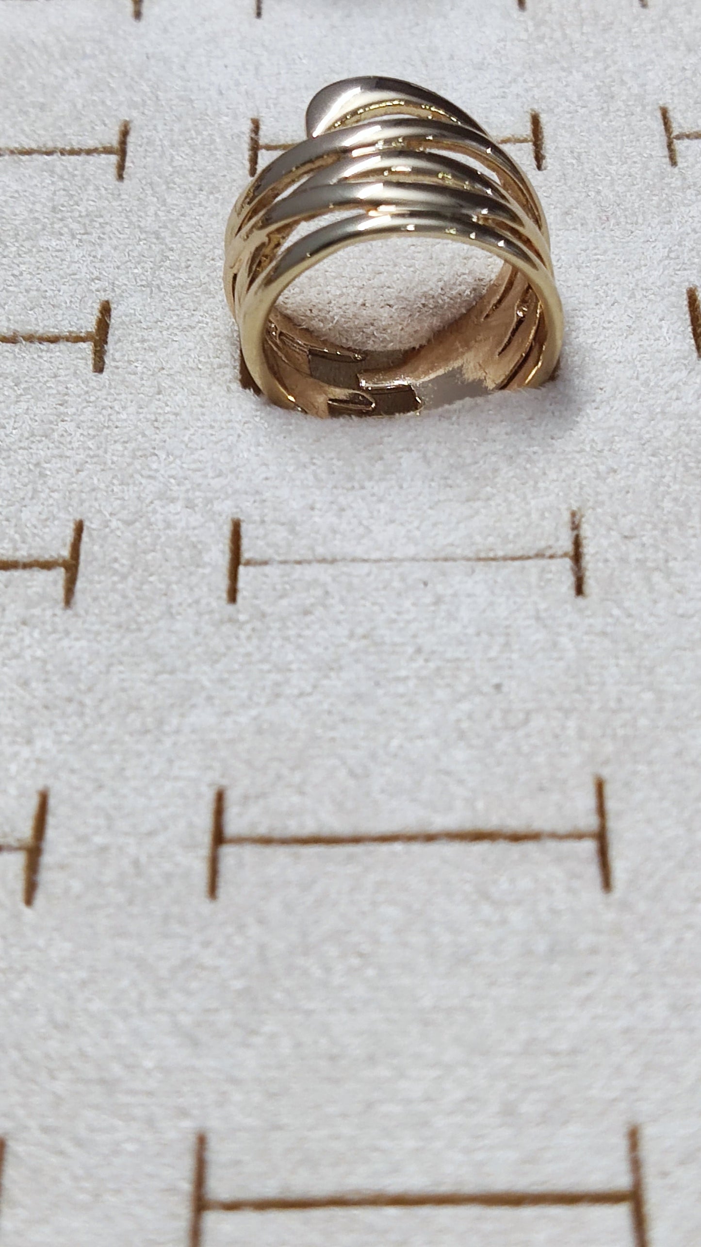Golden Orbit Ring