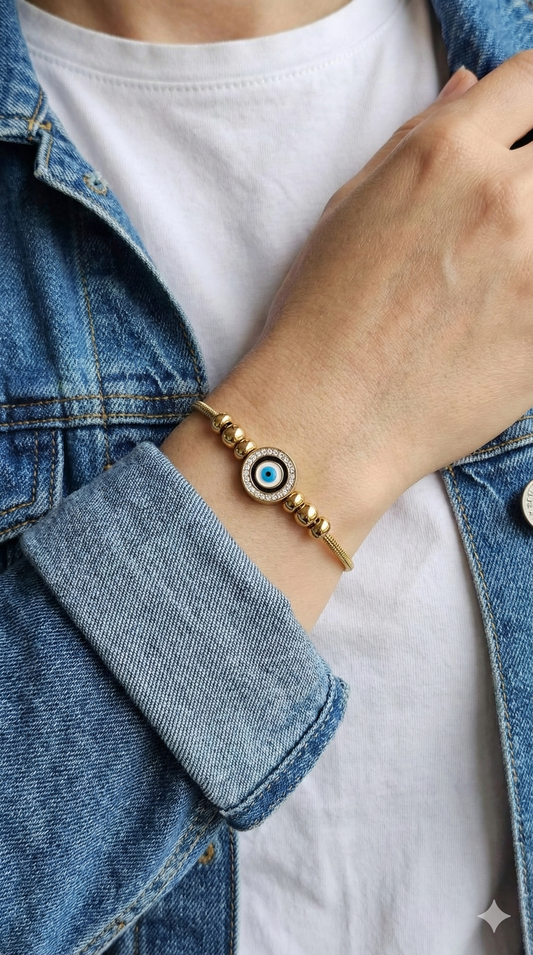 Evil Eye Beaded Bracelet