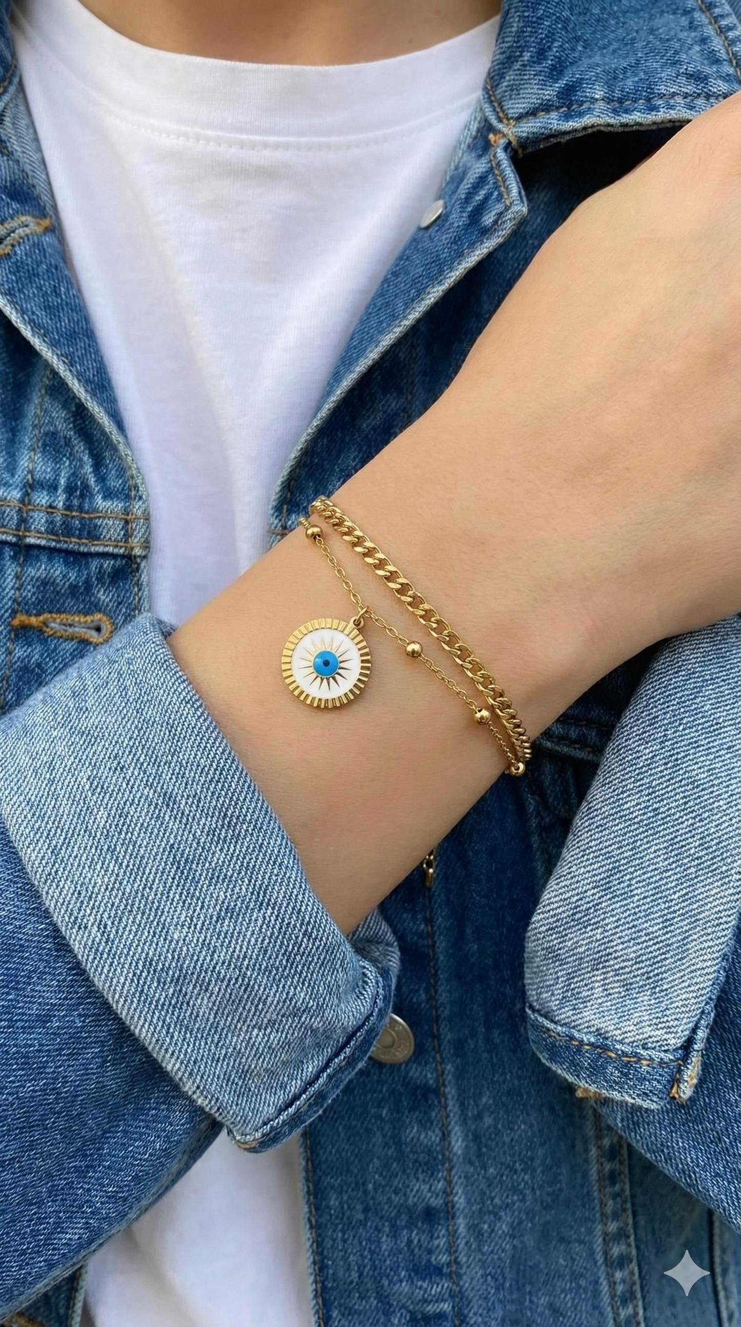 Evil Eye Minimal Bracelet